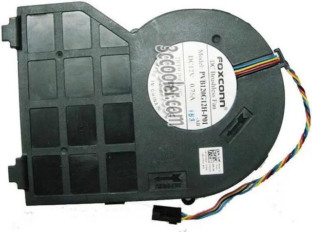 Main image of Foxconn PVB120G12H-P01 150GH-A00 12V 0.75A 4 Wires Blower Case fan for Dell server cooler