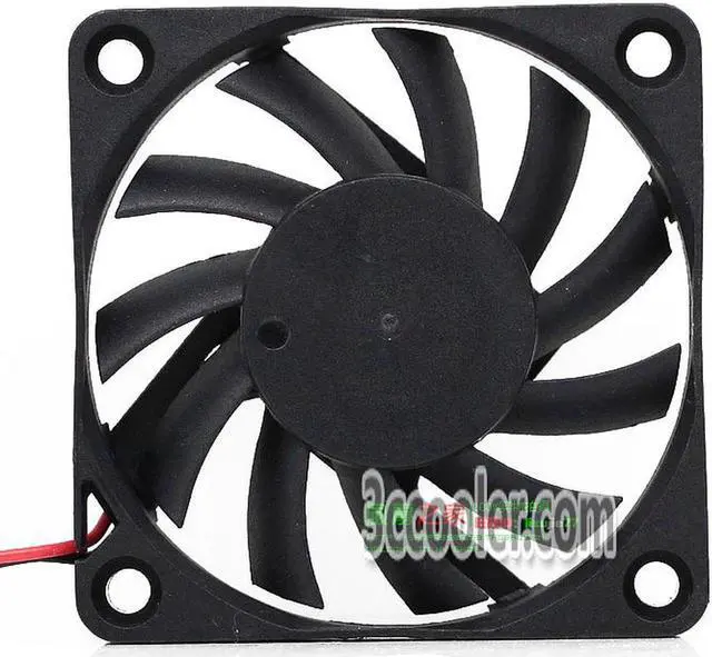 Alt view image 2 of 2 - Y.S.TECH 6010 6CM FD126010LB 12V 0.14A 2 Wires 2 Pins case Fan