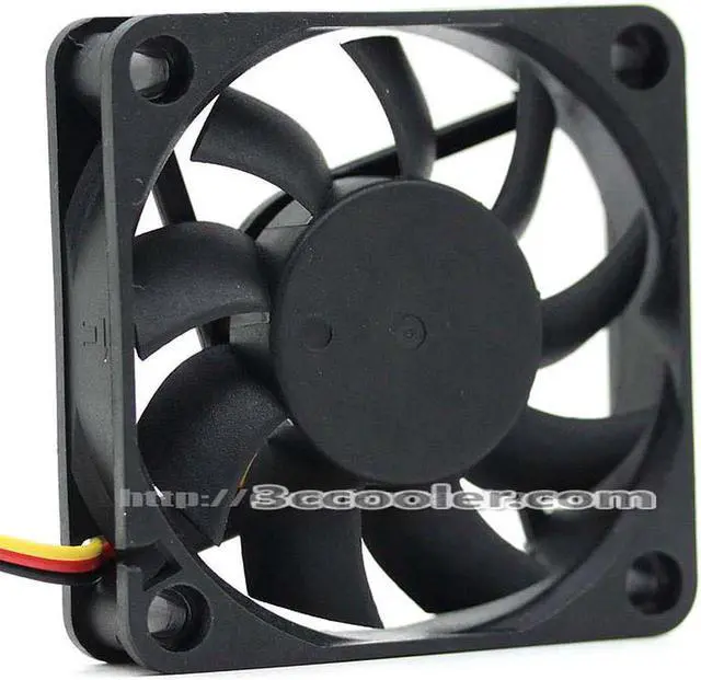 Alt view image 2 of 3 - Y.S.TECH 6015 FD126015MB 12V 0.14A 3 Wires 3 Pins 6CM Case Fan