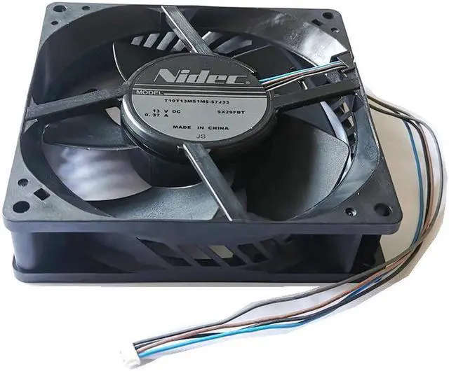 Alt view image 4 of 6 - NIDEC T10T13MS1M5-57J33 10cm 13v 0.37A projector Cooling Fan 10*10*25MM