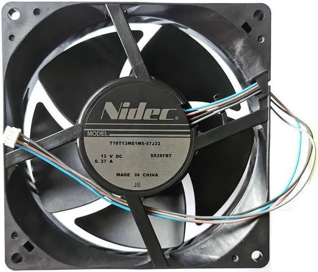 Main image of NIDEC T10T13MS1M5-57J33 10cm 13v 0.37A projector Cooling Fan 10*10*25MM