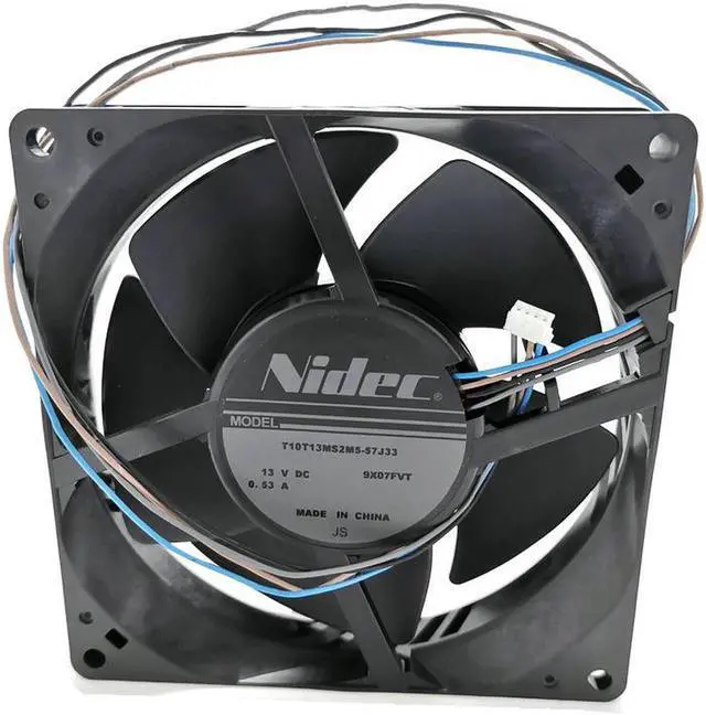 Alt view image 3 of 6 - NIDEC T10T13MS1M5-57J33 10cm 13v 0.37A projector Cooling Fan 10*10*25MM
