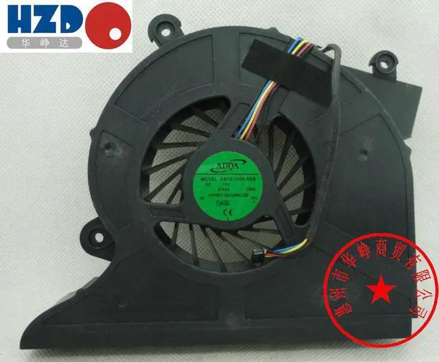 Alt view image 6 of 6 - ADDA AB1512HX-AEB 4PZN6FATP00 DFS802012M00T F91Q 12V 0.4A Cooling fan