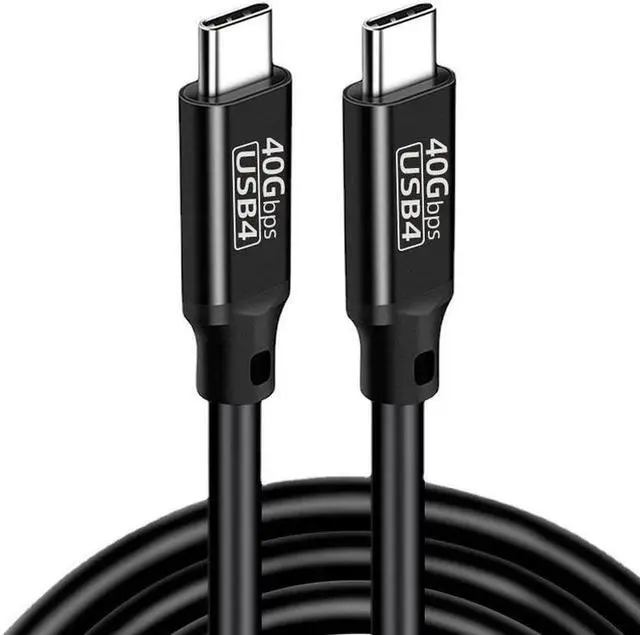 Main image of USB4 Cable Compatible with Thunderbolt 4, 240W USB C to USB C Cable, Support 8K Display 40Gbps Data Sync for Thunderbolt 4/3, all USB-C Devices [1.6FT]