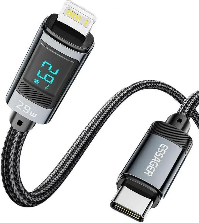 Main image of USB C to Lightning Cable (1-Pack, 3.3ft), 29W 14.5V/2A USB C Cable, Type C Charger Cable Fast Charging for iPhone 11 12 14 Pro Max Mini Xs Xr X 8 iPad MacBook