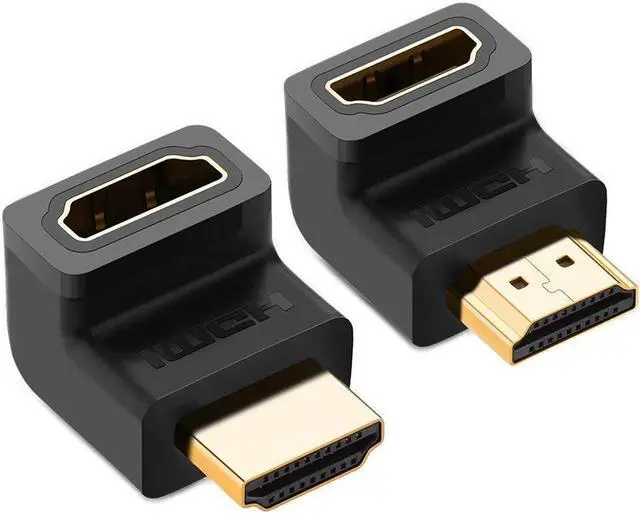 Main image of HDMI Adapter 90 And 270 Degree Right Angle Male to Female for TV Stick, Roku Stick, Chromecast, Xbox, PS4, PS3, Nintendo Switch