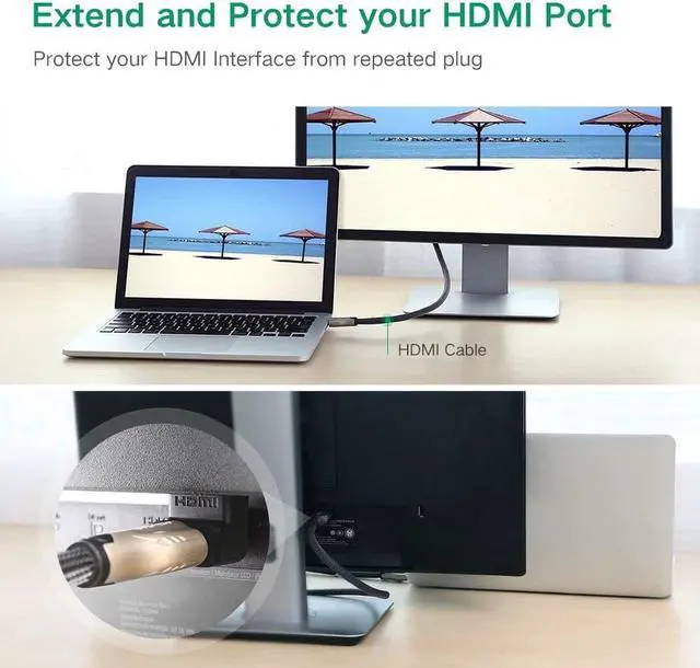 Alt view image 6 of 7 - HDMI Adapter 90 And 270 Degree Right Angle Male to Female for TV Stick, Roku Stick, Chromecast, Xbox, PS4, PS3, Nintendo Switch