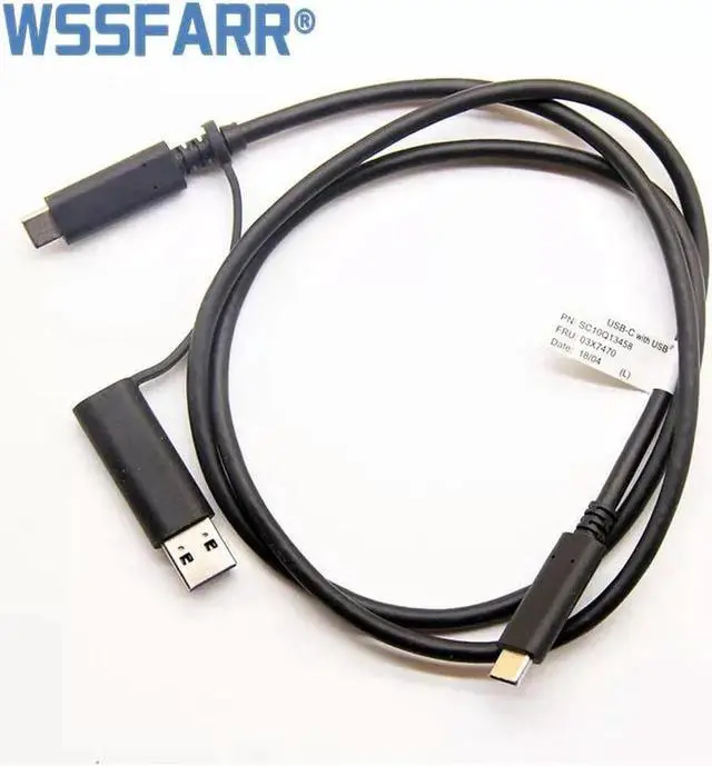 Main image of FOR 03X7470 FRU USB-C cable with USB-A PN: SC10Q13458