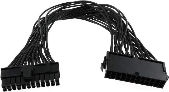 Alt view image 2 of 5 - ATX 24 Pin Extension Cable Lead 24 Pin Male to 24 Pin Female ATX Power Supply PSU Extension Cable Extender for Motherboard 32cm/12.6Inch