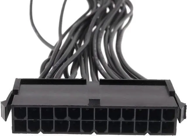 Alt view image 3 of 5 - ATX 24 Pin Extension Cable Lead 24 Pin Male to 24 Pin Female ATX Power Supply PSU Extension Cable Extender for Motherboard 32cm/12.6Inch