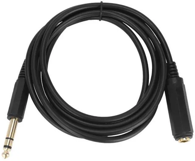 Main image of For 6.35mm(1/4inch) Stereo Plug Male to 6.35mm(1/4inch) Female cable, Gold Plated Audio Cable Stereo Cord, Extension cord, 6 FT