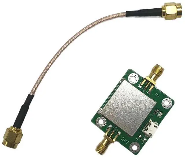 Main image of For 50M-6GHz Low-Noise Amplifier 20DB Gain 50 Amplifier with USB Power Supply Port and SMA Cable for H2