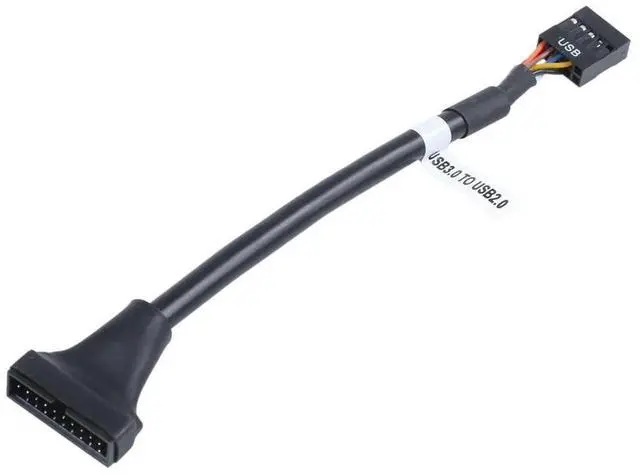 Main image of For 15cm USB 3.0 20 Pin Header Male to USB 2.0 9 Pin Female Adapter Cable