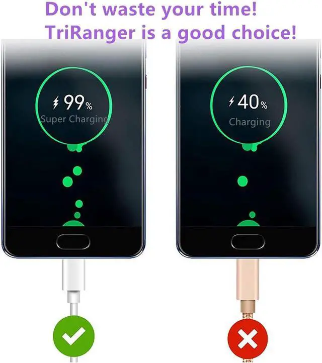 Alt view image 3 of 7 - USB Type C Cable Fast Charging, 5A USB C Cable Charge, Type C Charger Cord Compatible with Samsung Galaxy S10 S9 S8 Note 9 8 Pixel 3 GoPro USB C devices-2Pack 3.3ft White