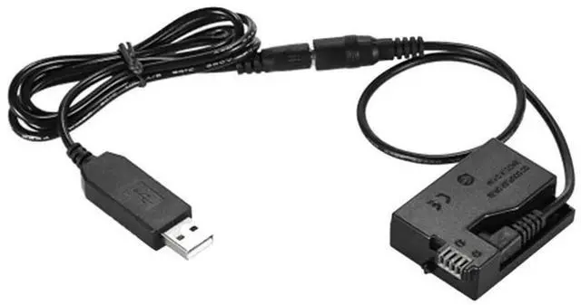 Main image of For DR-E8 Dummy Coupler USB Adapter Cable for LP-E8 for EOS 550D 600D 650D 700D DSLR s