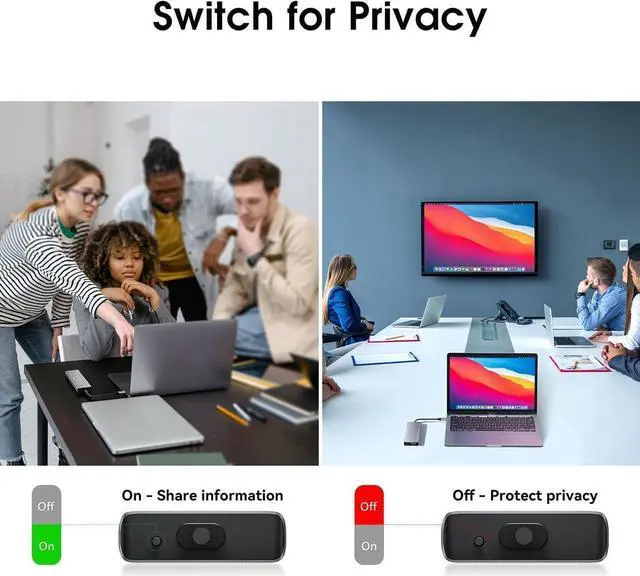 Alt view image 6 of 7 - USB C Docking Station with 10Gbps M.2 NVMe SSD Enclosure,8-in-1 M.2 dock,USB C Multiport Adapter Dongle with 10Gbps USB 3.2-A/C,4K HDMI,100W PD,SD/TF,USB-A,M.2 NVMe/SATA SSD Reader.