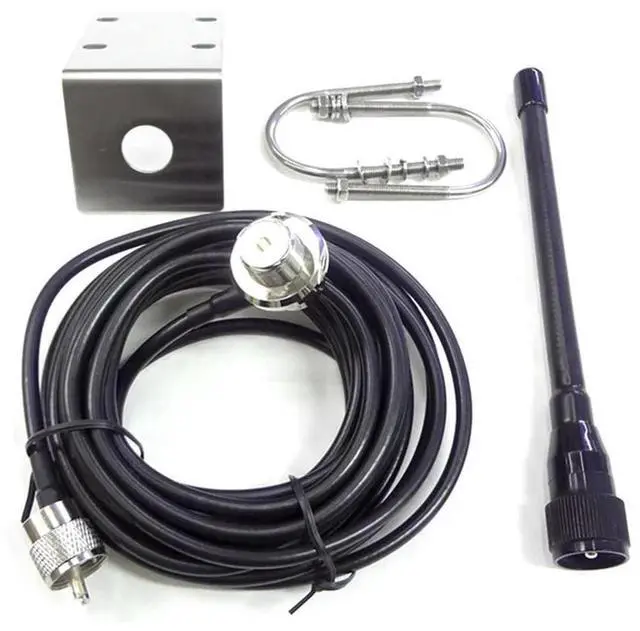 Main image of For VHF Marine Antenna 156-163Mhz Rubber Waterproof Mast Aerial with 5M RG-58 Cable for Boat Sailboat Yacht