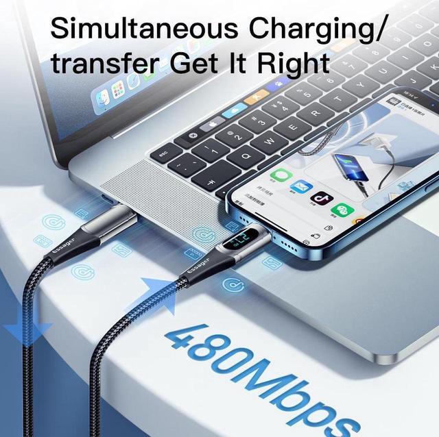 Alt view image 5 of 7 - (Apple MFi Certified) USB C to Lightning Cable 3.3ft/2-PACK,Super Fast Charger Type C to Lightning Cord,USB C Lightning Cables for iPhone 14/13/13 Pro/12/12 Mini/12 Pro Max/11 Pro/X/XS/XR/iPad