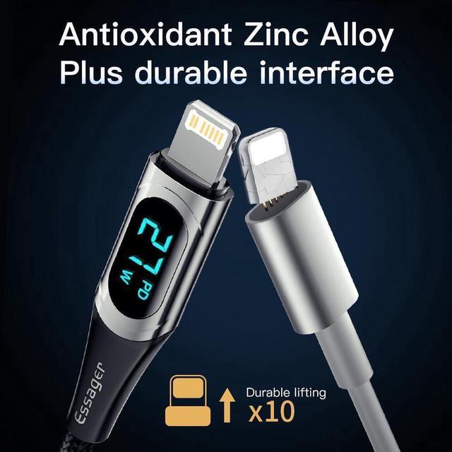 Alt view image 4 of 7 - (Apple MFi Certified) USB C to Lightning Cable 3.3ft/2-PACK,Super Fast Charger Type C to Lightning Cord,USB C Lightning Cables for iPhone 14/13/13 Pro/12/12 Mini/12 Pro Max/11 Pro/X/XS/XR/iPad