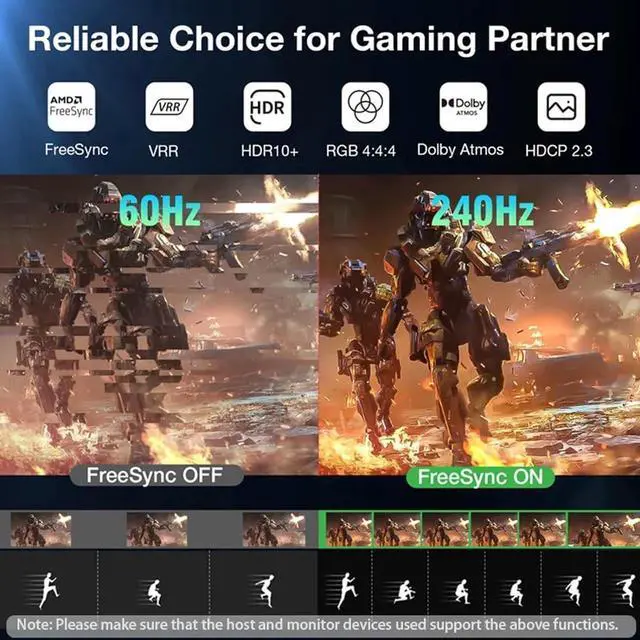 Alt view image 6 of 7 - 16K Displayport Cable 2.1 15 FT, 80Gbps Display Port to Display Port Cable, 4K@240Hz 144Hz Monitor Cord, DP to DP Vedio Cable, HDR,HDCP,DSC 1.2a,Compatible HDTVs,Displays,Graphics,PC, etc.