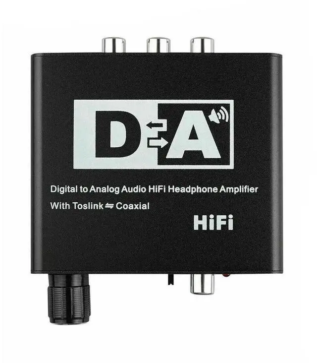 Main image of For 192KHz Digital Optical Coaxial to Analog RCA 3.5mm Audio Hifi Converter with Spdif