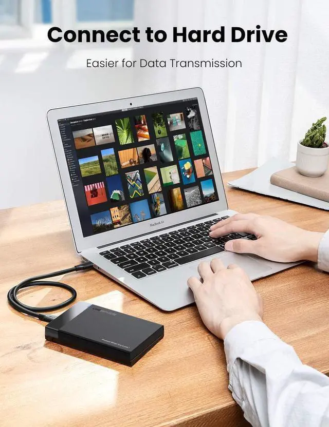 Alt view image 2 of 7 - USB to USB Cable, USB 3.0 Male to Male Type A to Type A Cable for Data Transfer Compatible with Hard Drive, Laptop, DVD Player, TV, USB 3.0 Hub, Monitor, Camera, Set Up Box and More 1.5FT