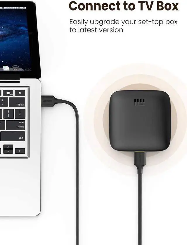 Alt view image 6 of 7 - USB to USB Cable, USB 3.0 Male to Male Type A to Type A Cable for Data Transfer Compatible with Hard Drive, Laptop, DVD Player, TV, USB 3.0 Hub, Monitor, Camera, Set Up Box and More 1.5FT