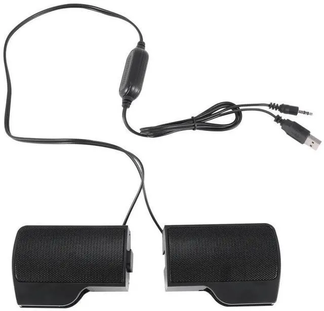 Main image of For Clip Mini Portable USB Stereo Speaker Soundbar for Notebook Laptop Computer PC Phone Music Player