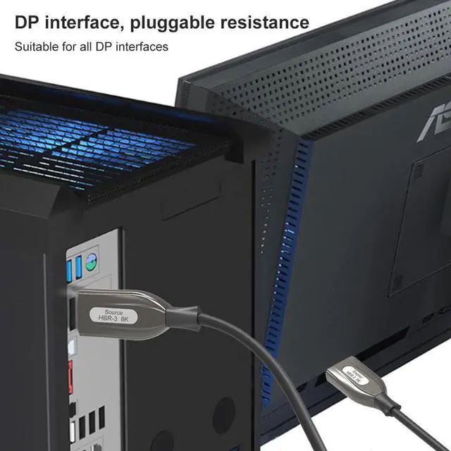 Alt view image 6 of 7 - Directional Ultra High Speed 2.1 HDMI Cable, Certified Premium 48 Gbps Fiber Optic HDMI Cable, Supports 8K @ 60HZ, 4K @ 120HZ, Compatible with Gaming Laptop TV PC Computer Monitor - 65ft