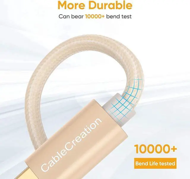 Alt view image 3 of 7 - USB C to USB Cable Short 6 inch Durable USB C to USB A Short USB C Cable Fast Charging 3A 480Mbps Data USB A to USB C for Power Bank Stylus Pen S21 S20 Pixel GoPro Hero 0.15m Gold