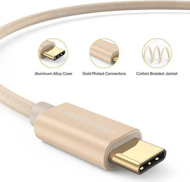 Alt view image 2 of 7 - USB C to USB Cable Short 6 inch Durable USB C to USB A Short USB C Cable Fast Charging 3A 480Mbps Data USB A to USB C for Power Bank Stylus Pen S21 S20 Pixel GoPro Hero 0.15m Gold