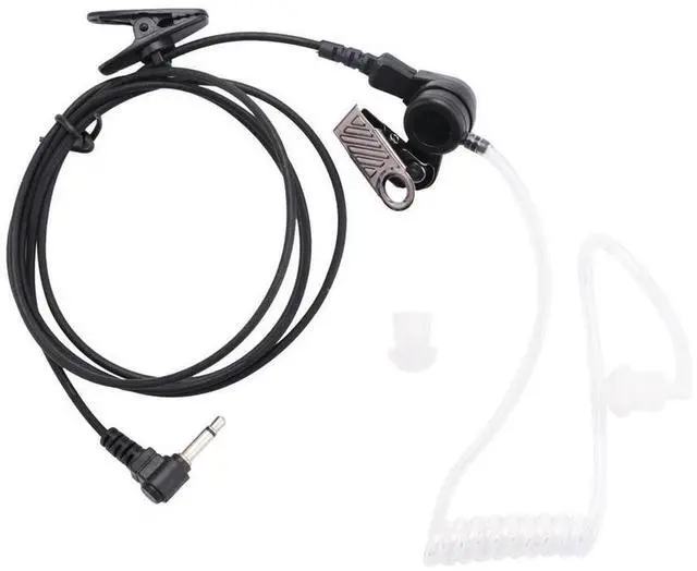 Main image of For Straight Listen Only Transparent Flexible Acoustic Tube Earpiece 3.5mm Earphone headset Mono Jack for Walkie-talkie