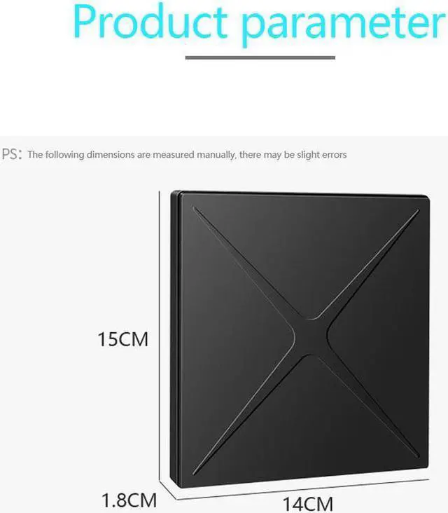 Alt view image 2 of 7 - DVD Player for Laptop, USB 3.0 Type-C Dual Port Portable External CD DVD Drive, Drive Slim DVD/CD ROM Rewriter Burner Support SD cards Reader for Laptop Desktop PC Windows Linux OS Apple Mac