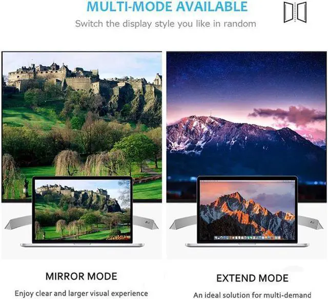 Alt view image 5 of 7 - 5 In 1 Type-C Hub USB C HUB Type C To USB 3.0 Dock Station 5 Port Multi Adapter OTG Compatible With 4K Video HD Output Adapter