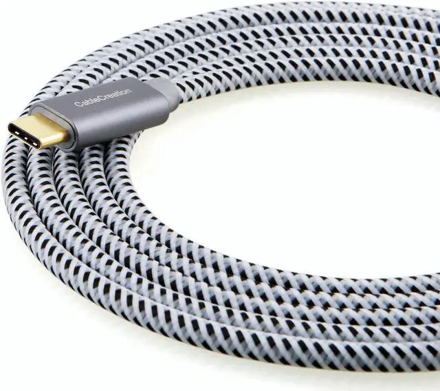 Alt view image 5 of 7 - USB C Cable 6FT 100W USB2.0 C to C Cable 5A Fast Charging Cable 480Mbps Durable Braided USB Type C Cable for MacBook Pro Air Pixel 4XL S21 S20 S10 S9, Note 10, 1.83m Space Gray