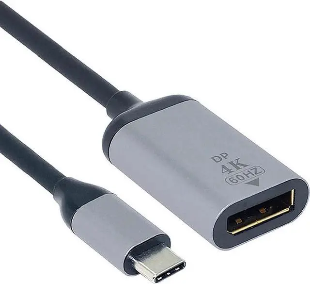 Alt view image 5 of 7 - 4K 2K 60hz USB-C Type C Male to Displayport Female Monitor DP Cable Adapter for Tablet & Phone & Laptop