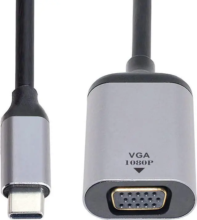 Main image of Monitor Adapter 1080p 60hz USB C Type C Male to VGA Female Cable for Tablet & Phone & Laptop