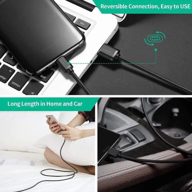 Alt view image 3 of 7 - USB C Cable USB A to Type C Fast Charger Compatible for Samsung Galaxy S9 S8 S10 Plus Note 9 8, Nintendo Switch, GoPro Hero 7 6 5, LG Stylo 4 G8 G7 V40 V20 V30 G6, Motorola Razr Moto G7 (3FT)