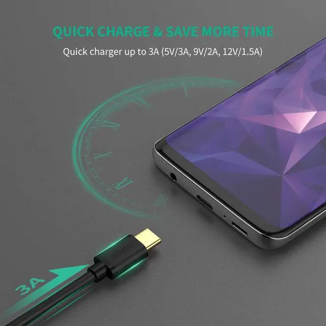 Alt view image 7 of 7 - USB C Cable USB A to Type C Fast Charger Compatible for Samsung Galaxy S9 S8 S10 Plus Note 9 8, Nintendo Switch, GoPro Hero 7 6 5, LG Stylo 4 G8 G7 V40 V20 V30 G6, Motorola Razr Moto G7 (3FT)
