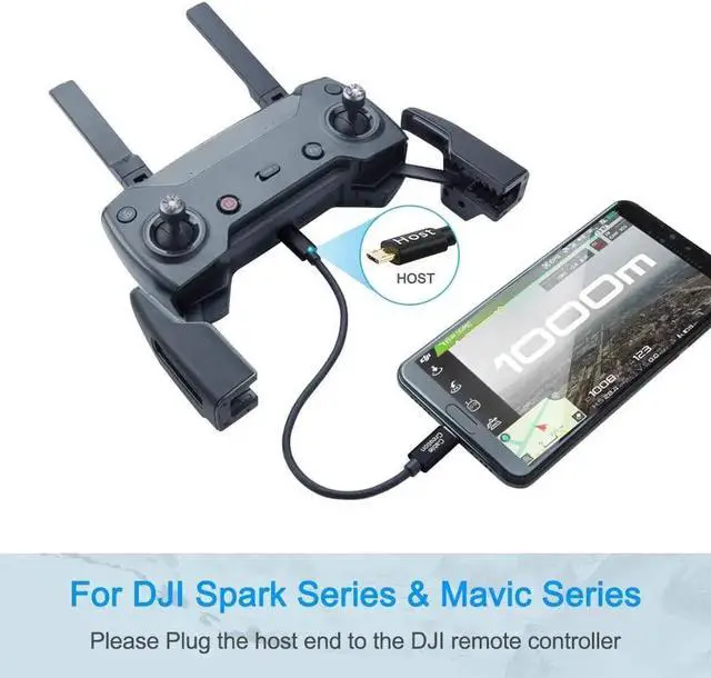 Alt view image 7 of 7 - 2-Pack Micro USB Male to Male OTG Cable Compatible with DJI Spark and Mavic, PS4, Android Phone and Tablet, DAC and More,8 inch / 20CM