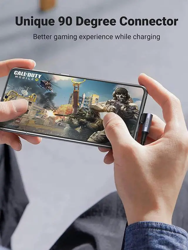 Alt view image 7 of 7 - USB-C to USB-C Cable 90 Degree 100W PD Fast Charging Cord for Apple MacBook Pro Air Huawei Matebook iPad Pro 2020 Chromebook Pixel 4 XL Samsung Galaxy S20 S10 Note 10 Switch 6FT