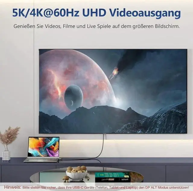 Alt view image 3 of 7 - 240W/20Gbps Type C to C Cable 1.6FT, USB C 3.2 Gen2 48V/5A PD3.1 Cable, 4K@60Hz Video Output Cord, USB Male to Male Cable Suport Thunderbolt 3 for MacBook Pro, Dell, Arzopa, Galaxy
