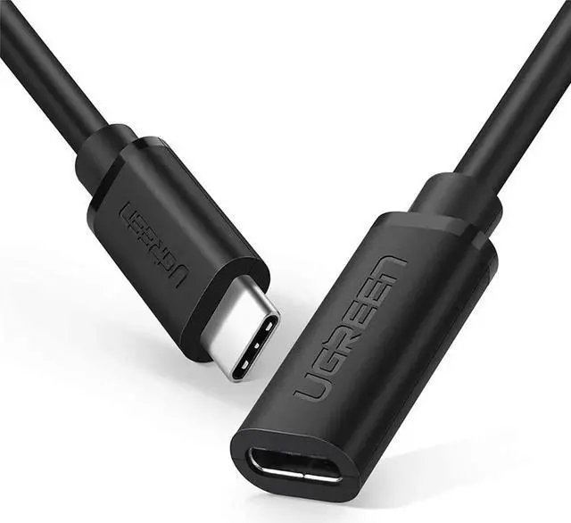 Main image of USB Type C Extension Cable - Extender 3FT Male to Female USB 3.2(10Gbps) Fast Charging Thunderbolt 3 Compatible with MacBook Pro iPad Pro Dell XPS Surface Nintendo Switch DJI Mavic Dongle Hub