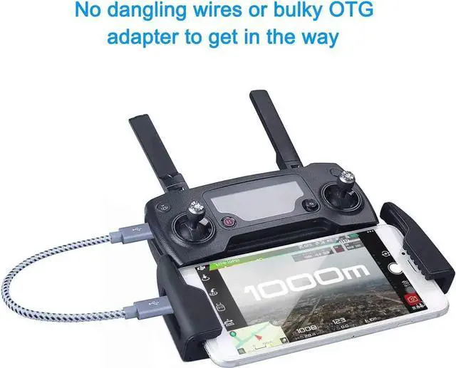 Alt view image 7 of 7 - Micro USB to Micro USB OTG Cable, Male to Male, Compatible with DJI Spark and Mavic, PS4, Owlet, Android Phone and Tablet, DAC and More,8 inch / 20CM