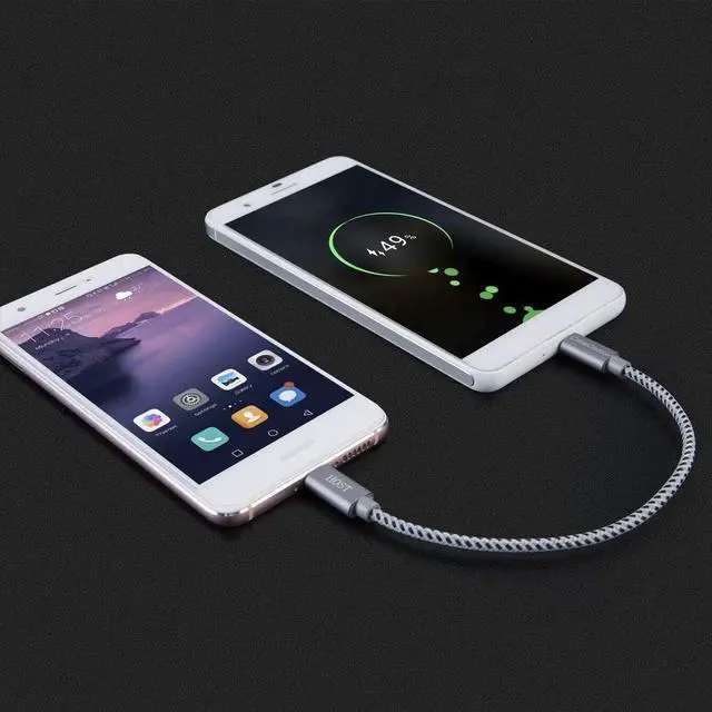 Alt view image 3 of 7 - Micro USB to Micro USB OTG Cable, Male to Male, Compatible with DJI Spark and Mavic, PS4, Owlet, Android Phone and Tablet, DAC and More,8 inch / 20CM