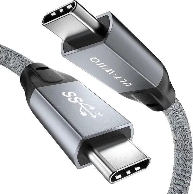 Main image of USB C to USB C 3.2 Cable 6.6FT, 100W & 20Gbps USB 3.2 Gen 2X2 Cable, 4K@60Hz Video Cord with E-Marker for Thunderbolt 3/4, Oculus Quest, iMac, MacBook, Dell XPS, iPad Pro, Galaxy S21, Switch etc