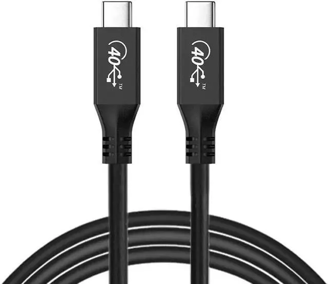 Alt view image 4 of 7 - USB-IF Certified USB4 USB4.0 USB-C Type-C Male to USB-C Type-C Male USB4 Cable 40Gbps with 100W Charging Compatible 0.5M
