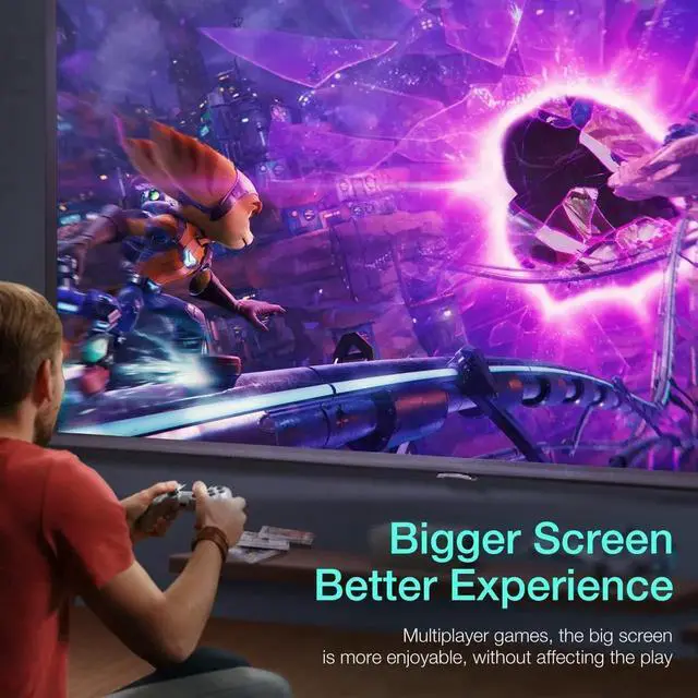 Alt view image 6 of 7 - 8K Mini DisplayPort to DisplayPort Adapter, Mini DP Male to DP 1.4 Female Converter, Support 8K@60Hz, 4K@144Hz, 2K@240Hz, HDR, FreeSync, G-SYNC for Thunderbolt 2, PC, Surface Pro, Monitor, Graphics