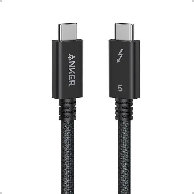 Main image of Prime Thunderbolt 5 Cable, 3.3 FT USB C to USB C Cable, 240W Charging, 80Gbps Data Transfer, Up to 120Gbps Bandwidth, 8K/4K Displays, for iPhone 16, MacBook, and More (Thunderbolt 5-Certified)