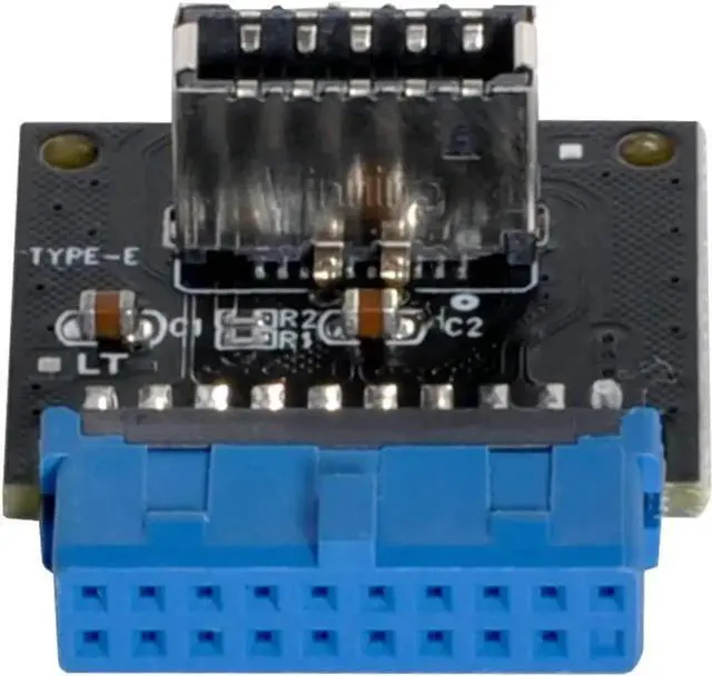 Alt view image 4 of 5 - USB Header Adapter USB 3.1 Front Panel Socket Type-E to USB 3.0 20Pin Header Male Extension Adapter for Motherboard